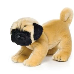 Lifelike Pug Stuffed Animal By Demdaco