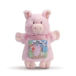 This Little Piggy Plush Puppet Book By Demdaco