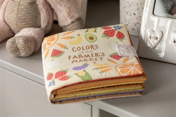 Barnyard Baby Farmers Market Plush Baby Book By Demdaco 2 Barnyard Baby Farmers Market Plush Baby Book By Demdaco - Image 2