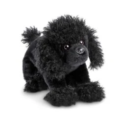 Animalcraft 13 Inch Stuffed Black Poodle Dog By Demdaco