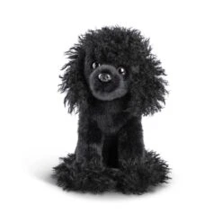 Animalcraft 9 Inch Stuffed Black Poodle Dog By Demdaco