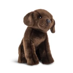 Animalcraft Lifelike 8.5 Inch Stuffed Chocolate Lab Puppy By Demdaco -Plush Toy Store NJ 5004810026 4