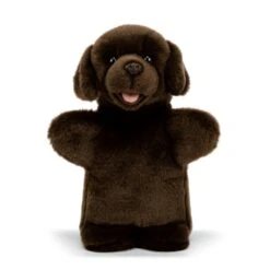 Animalcraft Plush Chocolate Lab Dog Hand Puppet By Demdaco
