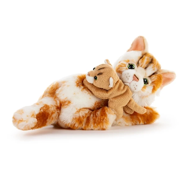 Animalcraft Stuffed Maine Coon Cat Mom And Baby By Demdaco 3 Animalcraft Stuffed Maine Coon Cat Mom And Baby By Demdaco - Image 3