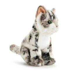 Animalcraft 9 Inch Stuffed Gray Maine Coon Cat By Demdaco -Plush Toy Store NJ 5004810083 4