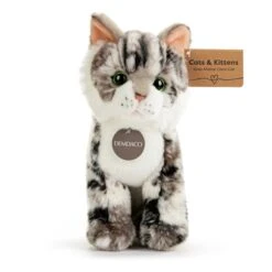 Animalcraft 9 Inch Stuffed Gray Maine Coon Cat By Demdaco -Plush Toy Store NJ 5004810083 7