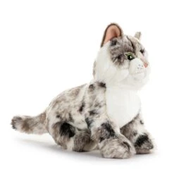 Animalcraft 13 Inch Stuffed Gray Maine Coon Cat By Demdaco -Plush Toy Store NJ 5004810109 4