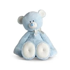 Jumbo Baby Safe Plush Blue Teddy Bear By Demdaco