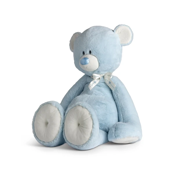 Jumbo Baby Safe Plush Blue Teddy Bear By Demdaco 2 Jumbo Baby Safe Plush Blue Teddy Bear By Demdaco - Image 2