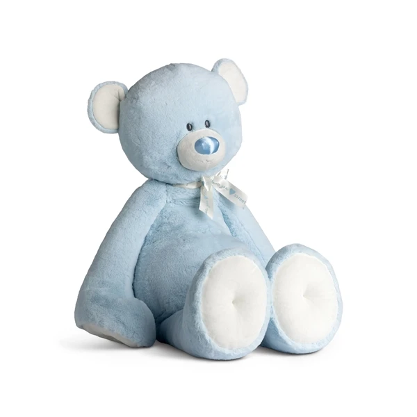 Jumbo Baby Safe Plush Blue Teddy Bear By Demdaco 3 Jumbo Baby Safe Plush Blue Teddy Bear By Demdaco - Image 3