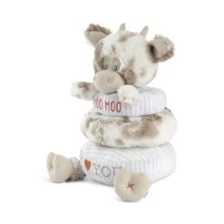 Stackable Rings Plush Cow Baby Toy By Demdaco -Plush Toy Store NJ 5004820100 4