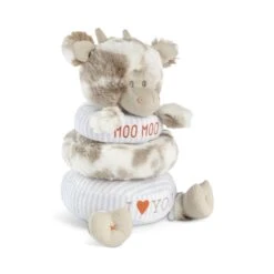 Stackable Rings Plush Cow Baby Toy By Demdaco -Plush Toy Store NJ 5004820100 5