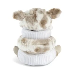 Stackable Rings Plush Cow Baby Toy By Demdaco -Plush Toy Store NJ 5004820100 7