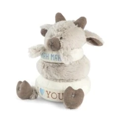 Stackable Rings Plush Goat Baby Toy By Demdaco -Plush Toy Store NJ 5004820101 4