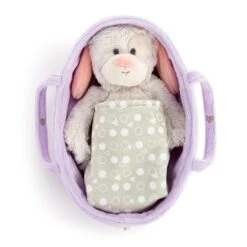 Big Sister Prep Set Stuffed Dog In Bassinet By Demdaco