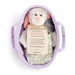 Big Sister Prep Set Stuffed Dog In Bassinet By Demdaco -Plush Toy Store NJ 5004840034 7