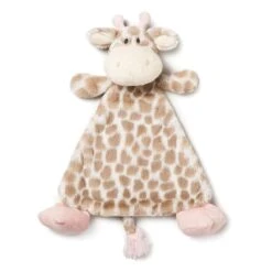 Sadie The Plush Giraffe Rattle Blanket By Demdaco