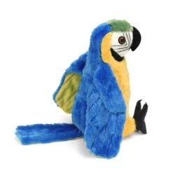 Stuffed Blue And Yellow Macaw 12 Inch Cuddlekin By Wild Republic -Plush Toy Store WR 12248 4