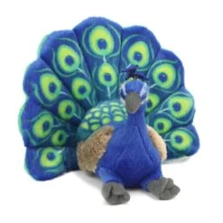 Stuffed Peacock Mini Cuddlekin By Wild Republic
