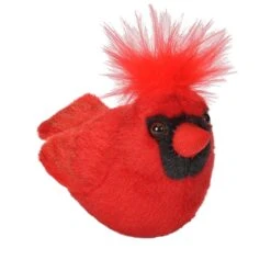 Plush Cardinal Audubon Bird With Sound By Wild Republic