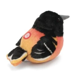 Plush Baltimore Oriole Audubon Bird With Sound By Wild Republic -Plush Toy Store WR 18228 4