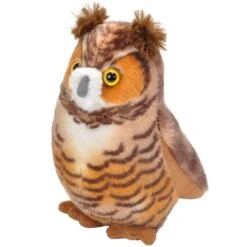 Plush Great Horned Owl Audubon Bird With Sound By Wild Republic