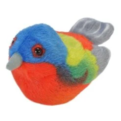 Plush Painted Bunting Audubon Bird With Sound By Wild Republic