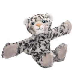 Huggers Snow Leopard Stuffed Animal Slap Bracelet By Wild Republic