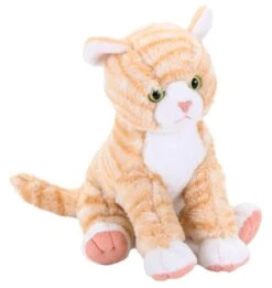 Cuddlekins Orange Tabby Cat Stuffed Animal By Wild Republic