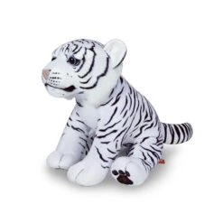 Cuddlekins Living Earth Plush White Tiger By Wild Republic