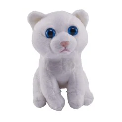 Pocketkins Eco-Friendly Small Plush White Cat By Wild Republic