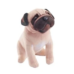Rescue Dogs Plush Pug With Bark Sound By Wild Republic