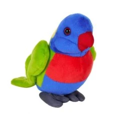 Pocketkins Eco-Friendly Small Plush Lorikeet Parrot By Wild Republic