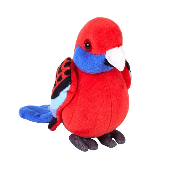 Pocketkins Eco-Friendly Plush Crimson Rosella Parrot By Wild Republic 1 Pocketkins Eco-Friendly Plush Crimson Rosella Parrot By Wild Republic