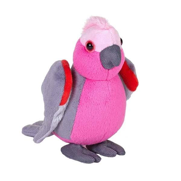 Pocketkins Eco-Friendly Small Plush Galah Cockatoo By Wild Republic 1 Pocketkins Eco-Friendly Small Plush Galah Cockatoo By Wild Republic